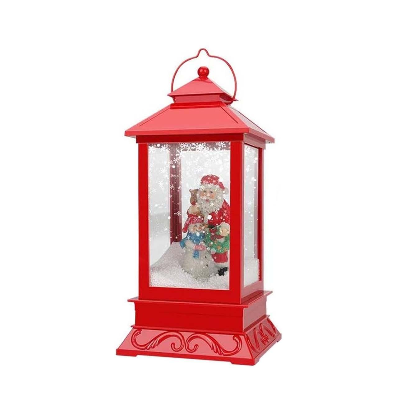 Dekorativni novogodišnji ukras Lampa, 41 cm, Crvena
