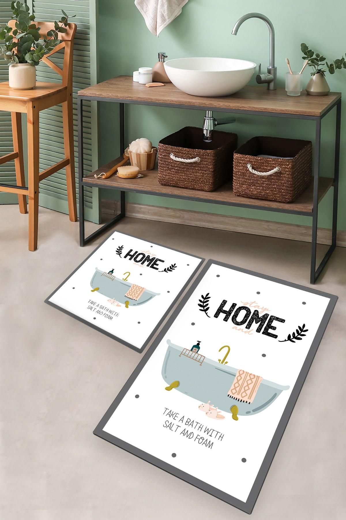 L'essentiel Maison Set od 2 kupaonska tepiha Šarene