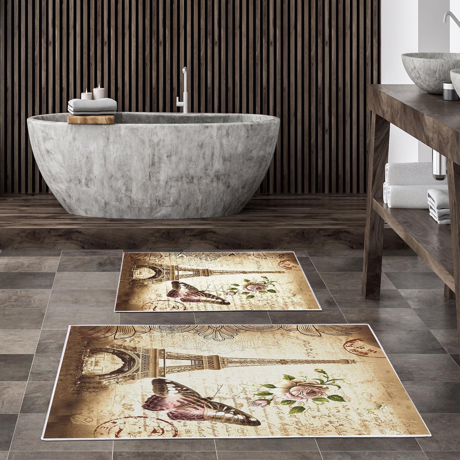 L'essentiel Maison Set od 2 kupaonska tepiha Šarene