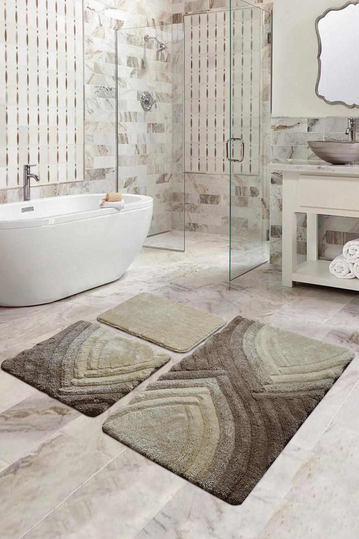 L'essentiel Maison Set od 3 kupaonska tepiha Colorful