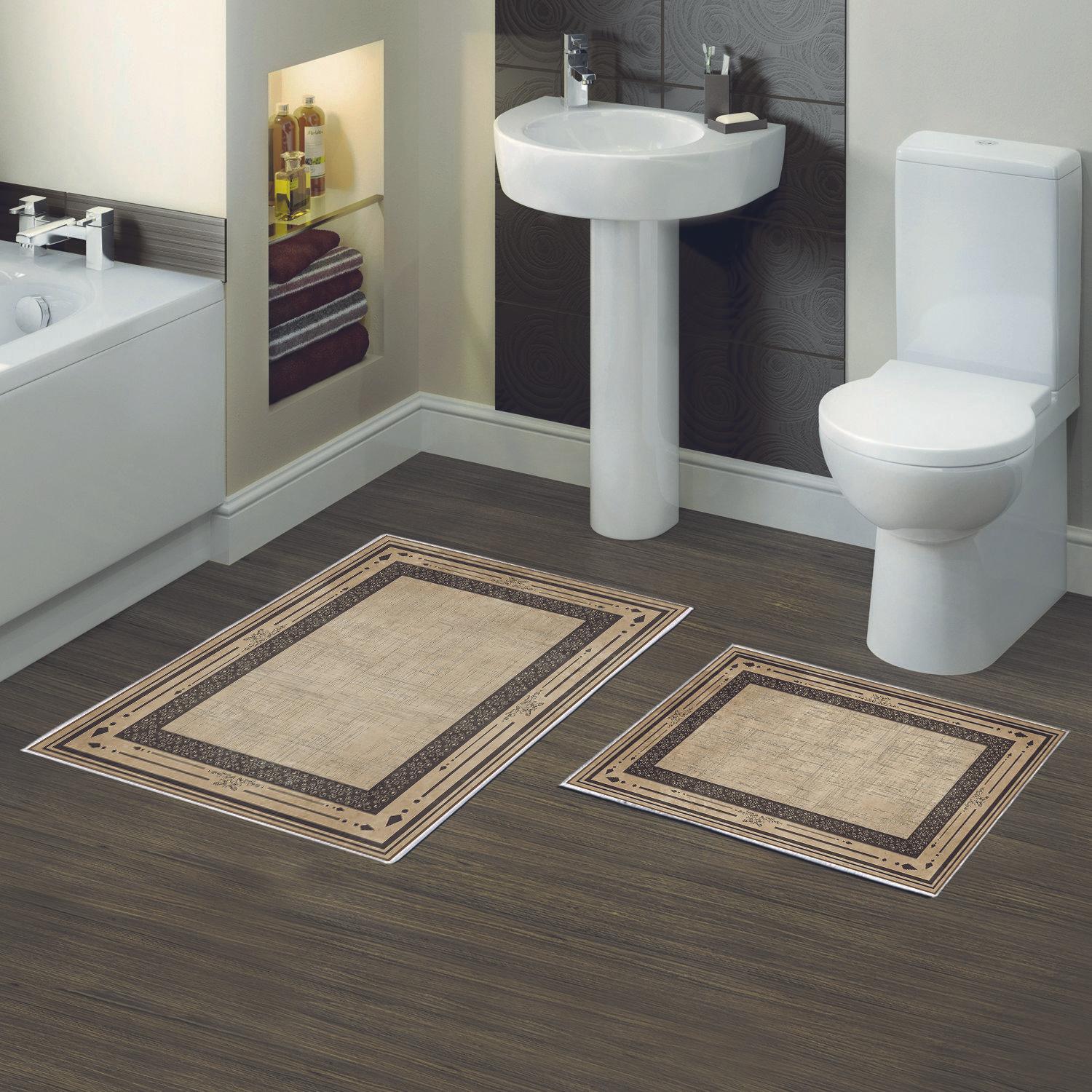 L'essentiel Maison Set od 2 kupaonska tepiha Šarene