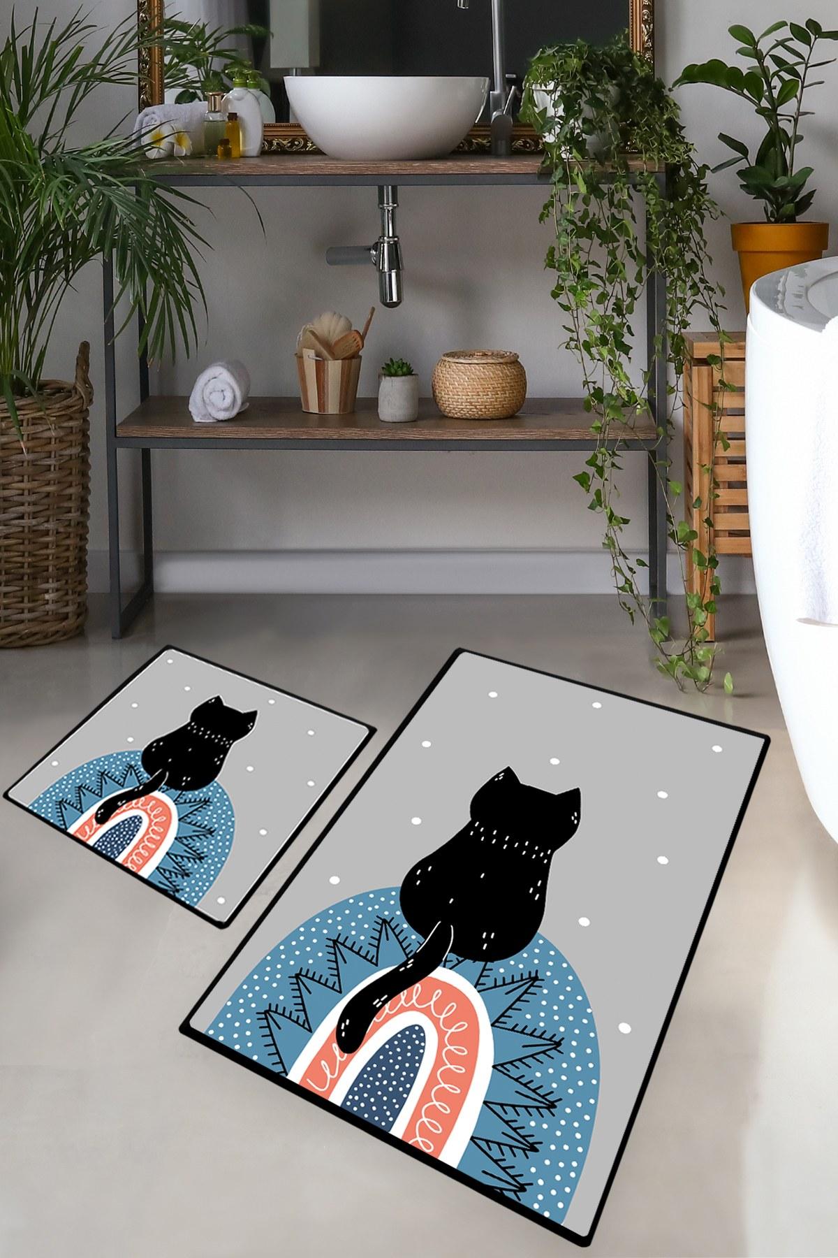 L'essentiel Maison Set od 2 kupaonska tepiha Šarene