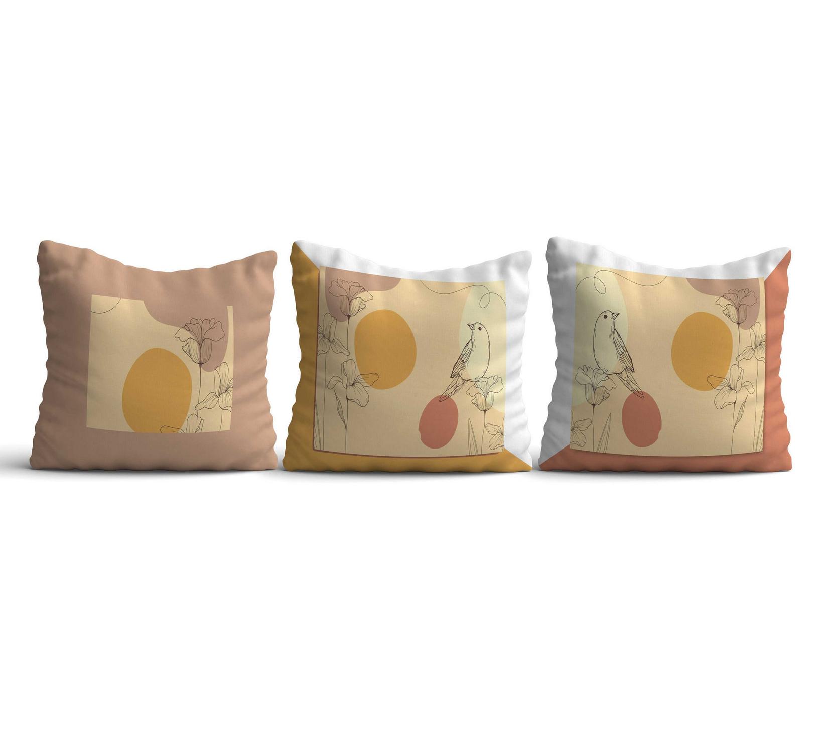 Aberto Design Set od 3 jastučnice 43x43cm Šarene