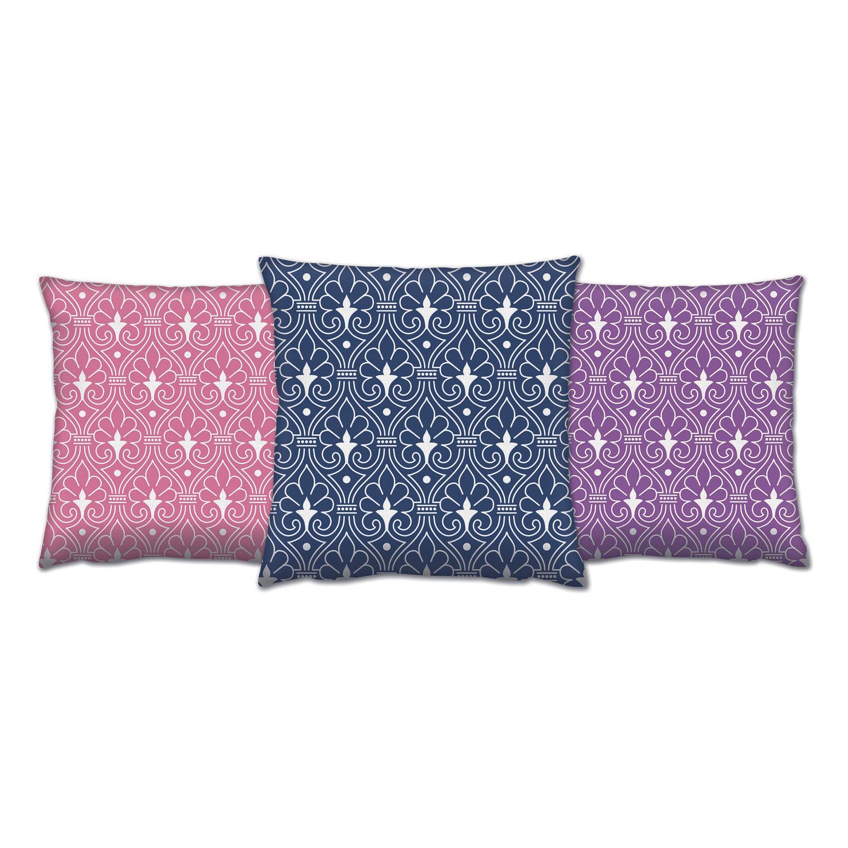 Aberto Design Set od 3 jastuka 43x43cm Šareni