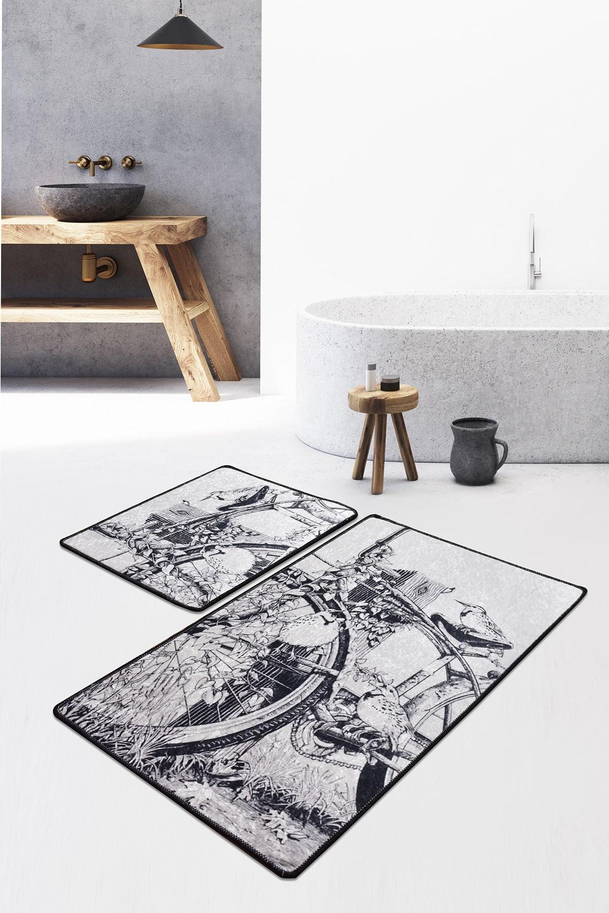 L'essentiel Maison Set od 2 kupaonska tepiha Šarene