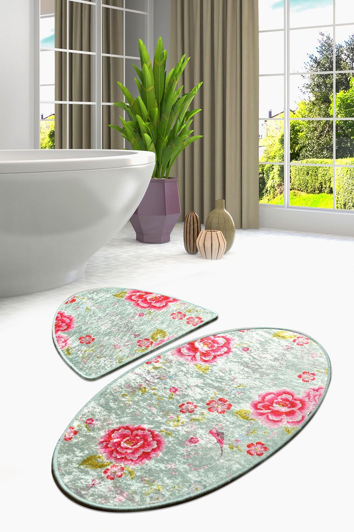 L'essentiel Maison Set od 2 kupaonska tepiha Šarene