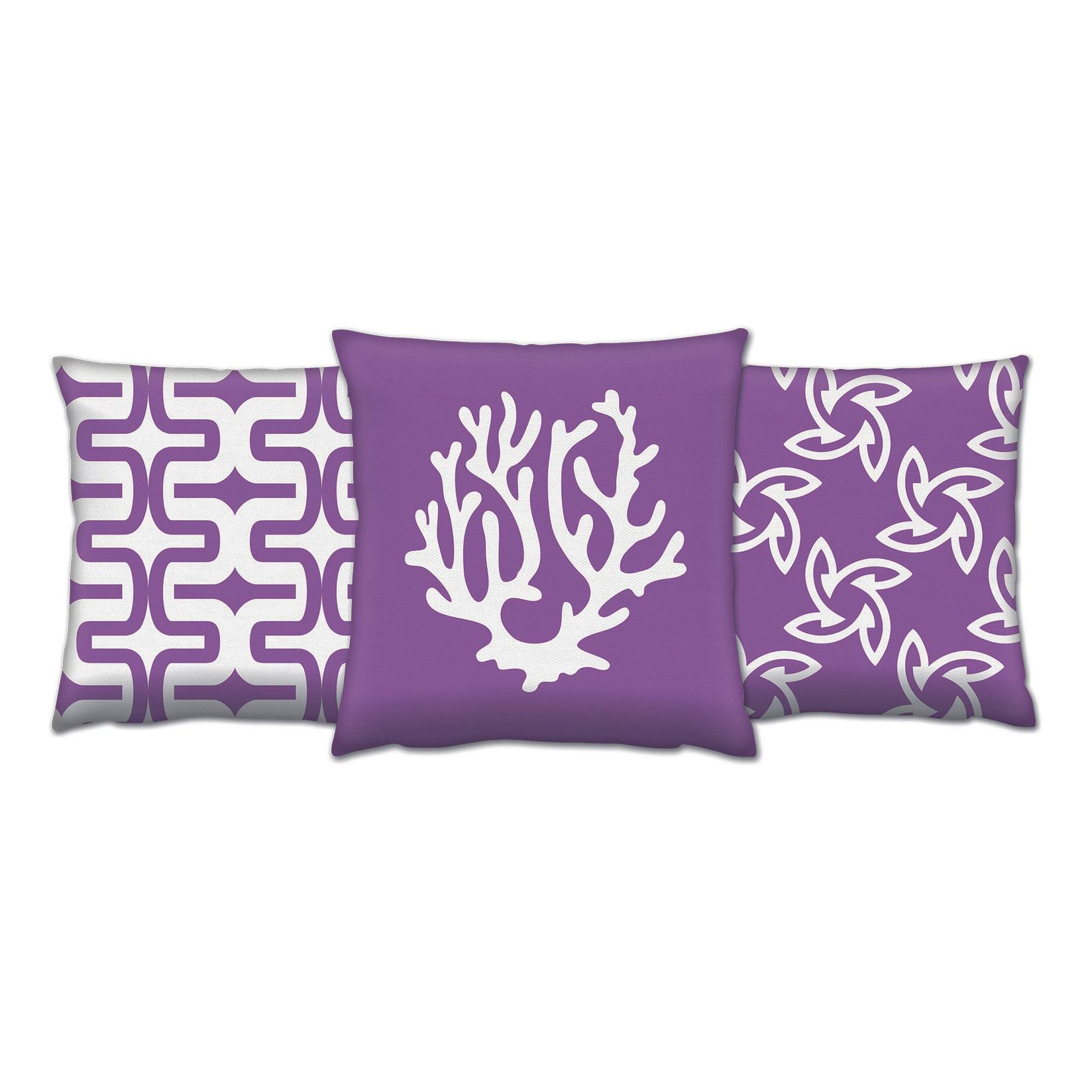 Aberto Design Set od 3 jastuka 43x43cm Šareni