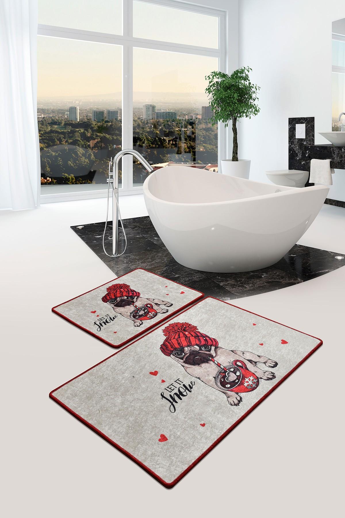 L'essentiel Maison Set od 2 kupaonska tepiha Šarene