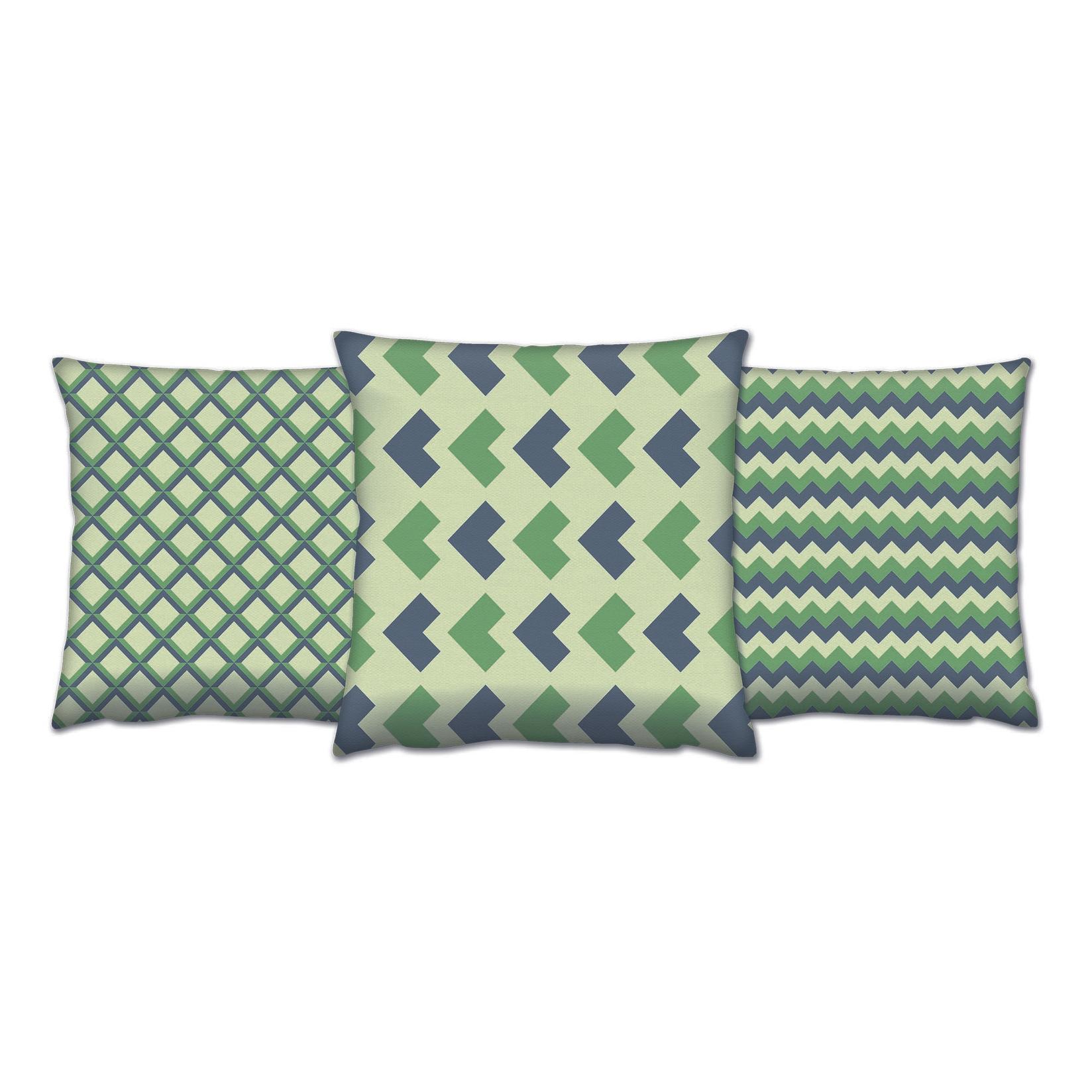 Aberto Design Set od 3 jastuka 43x43cm Šareni