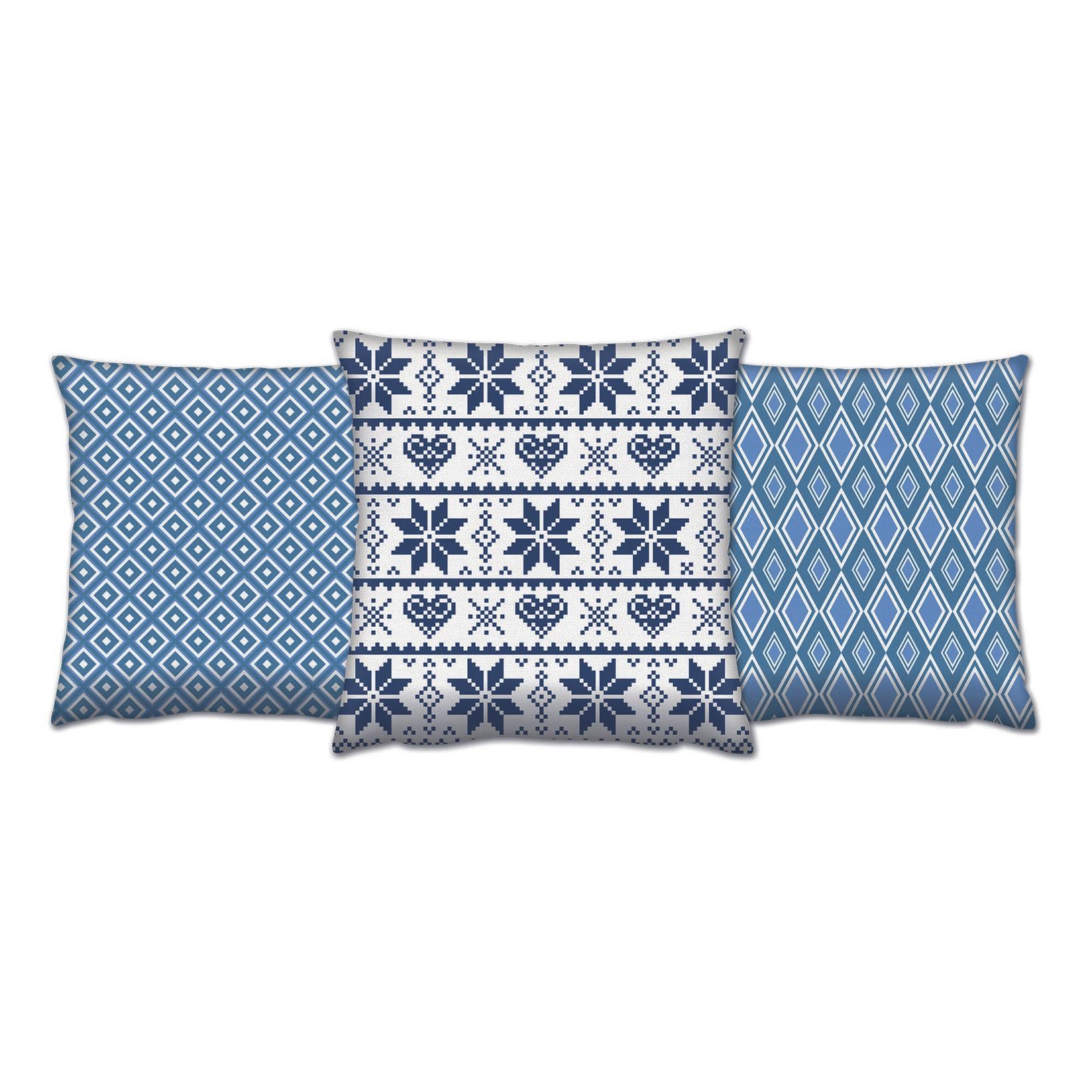 Aberto Design Set od 3 jastuka 43x43cm Šareni