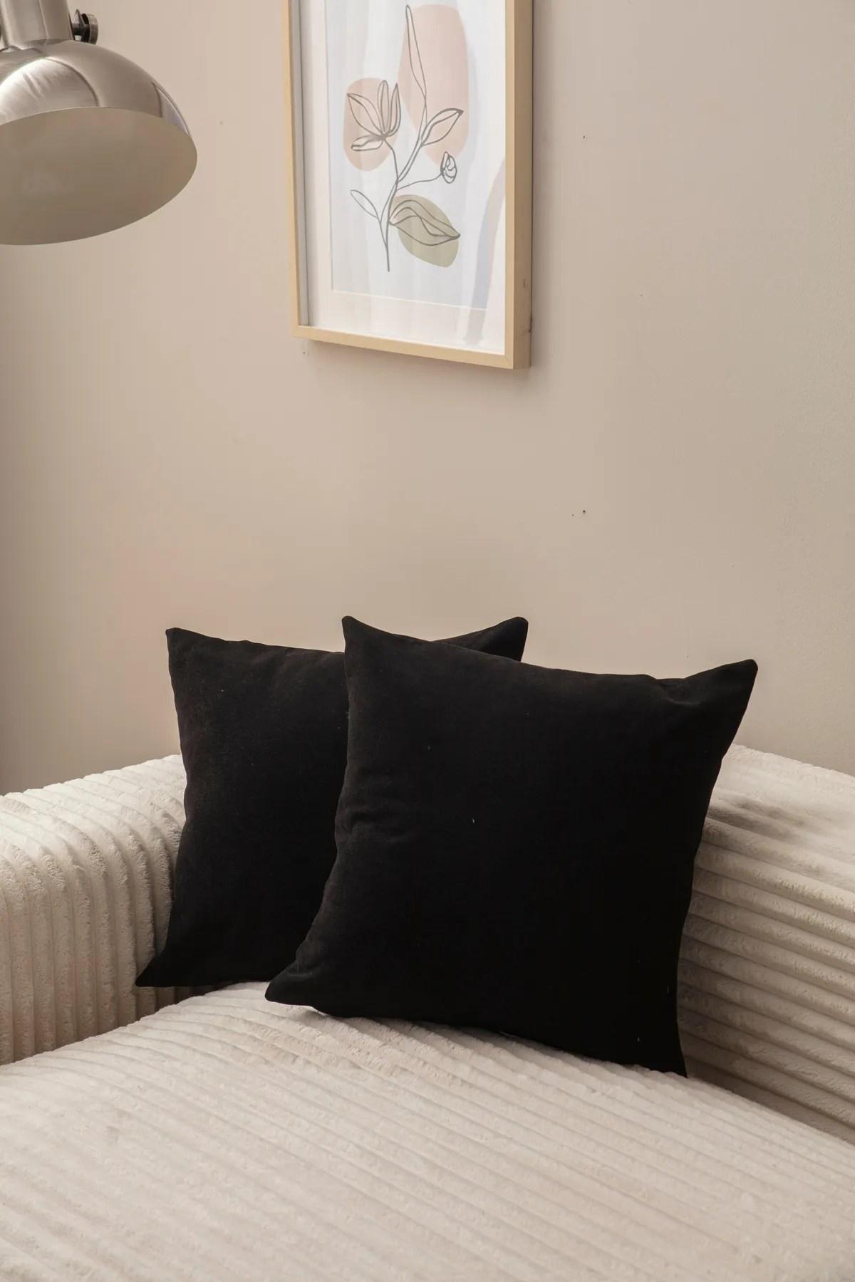 Aberto Design Set od 2 jastučnice 43x43cm Crna