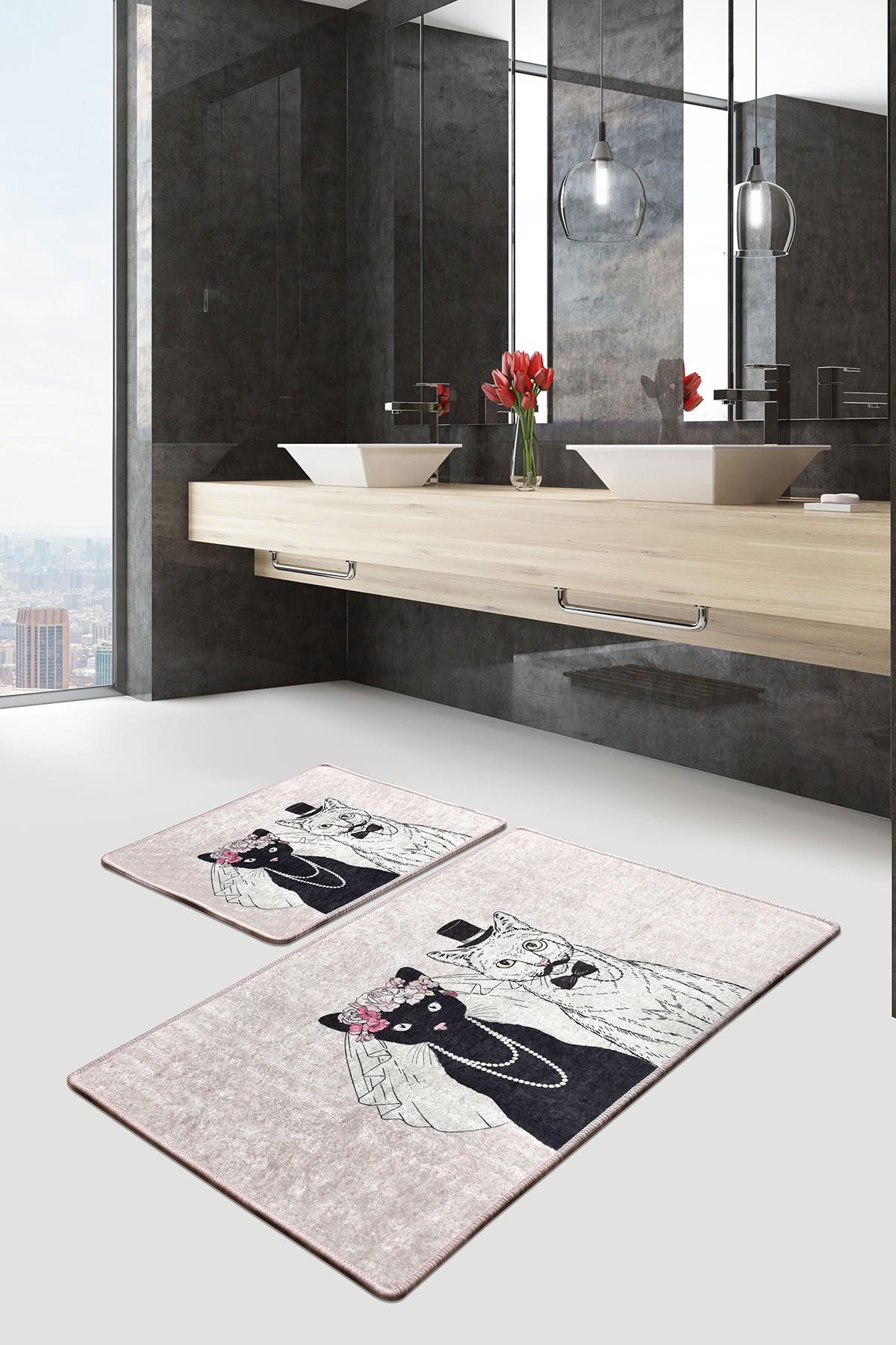 L'essentiel Maison Set od 2 kupaonska tepiha Šarene