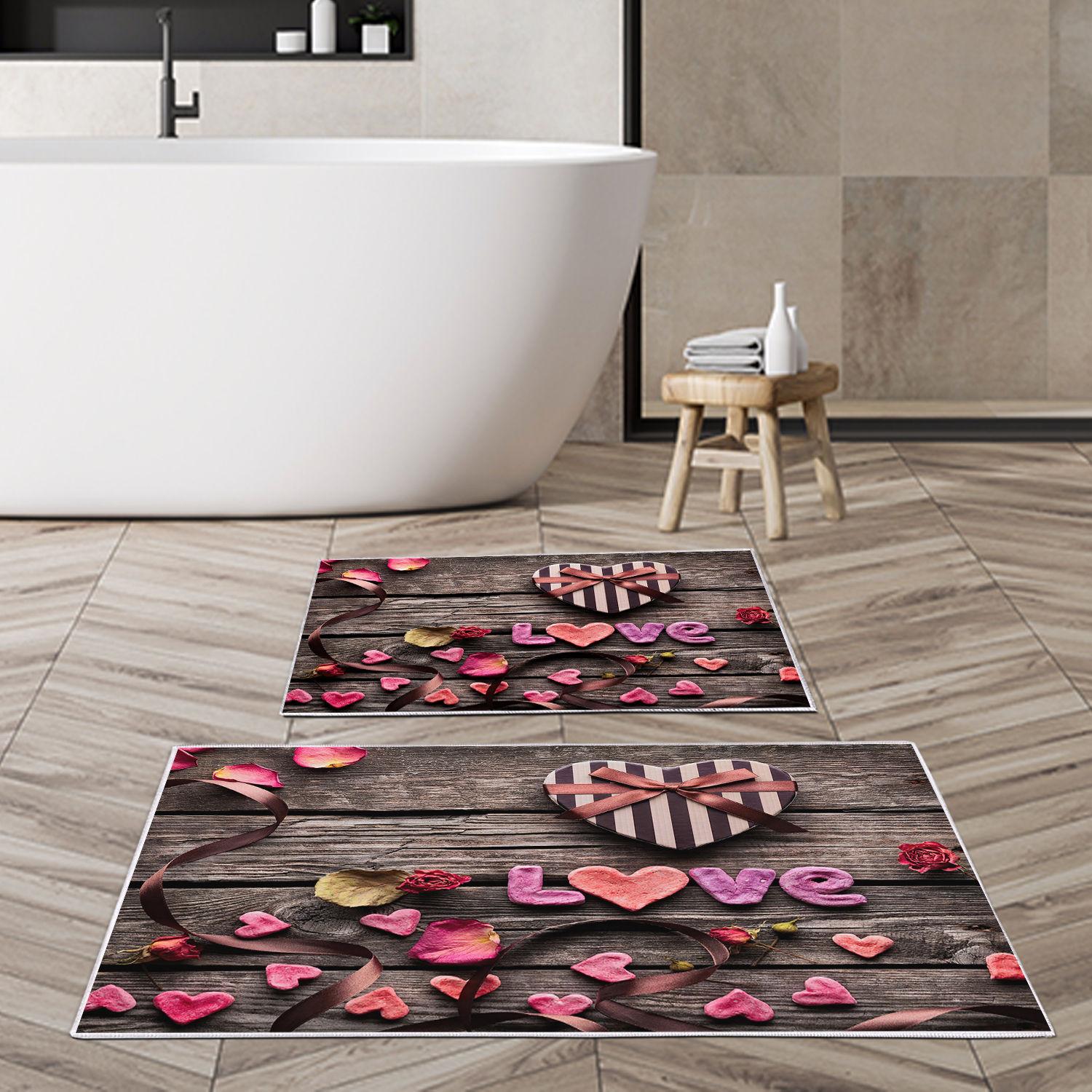 L'essentiel Maison Set od 2 kupaonska tepiha Šarene