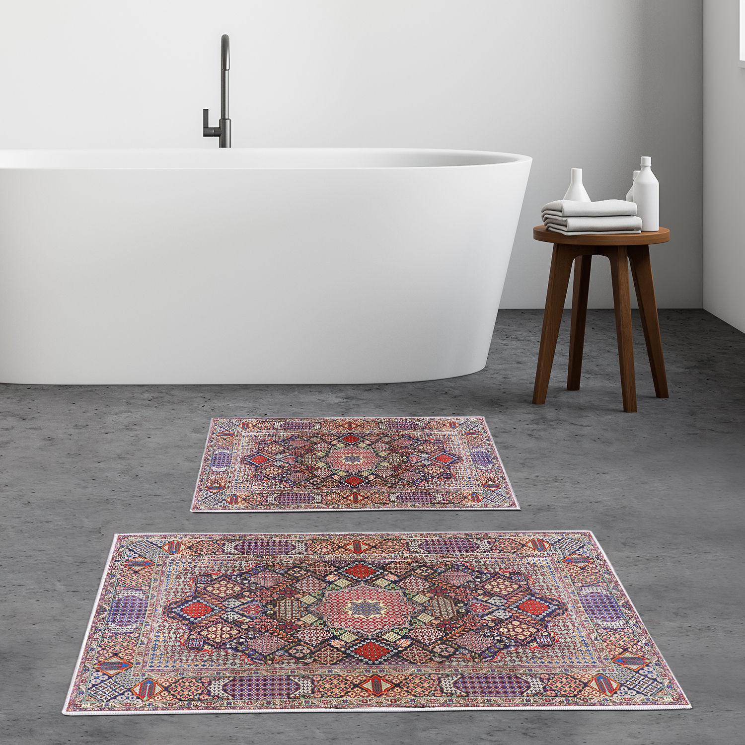 L'essentiel Maison Set od 2 kupaonska tepiha Šarene