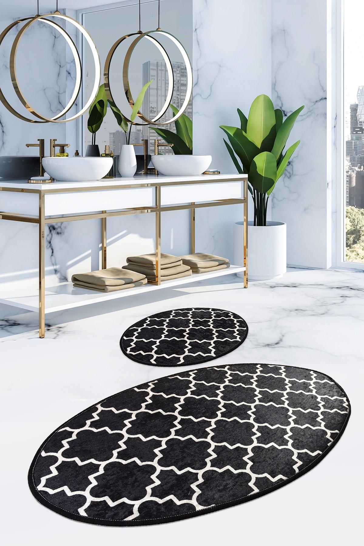 L'essentiel Maison Set od 2 kupaonska tepiha Šarene