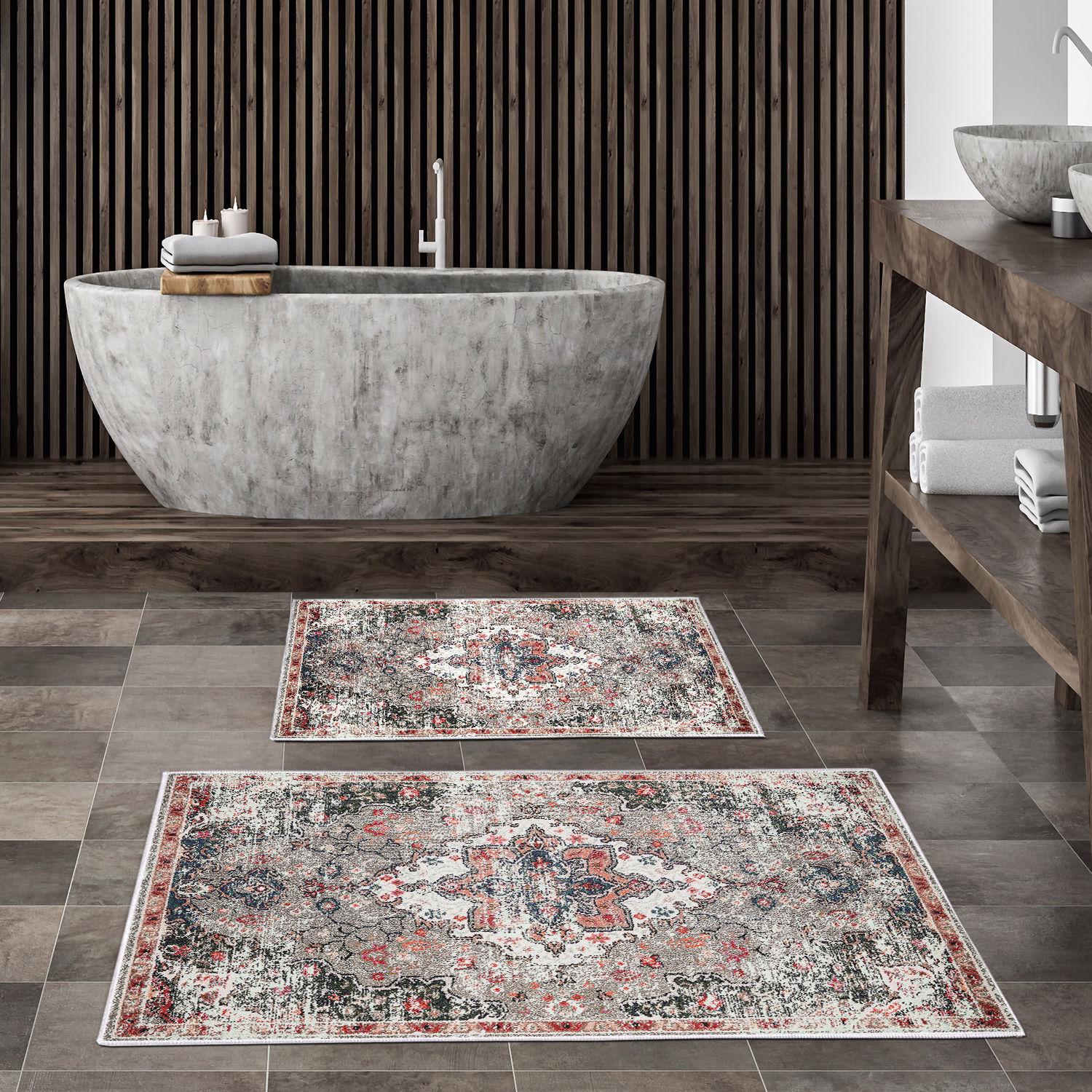 L'essentiel Maison Set od 2 kupaonska tepiha Šarene