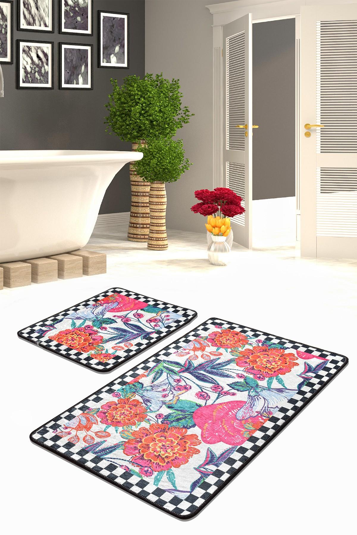 L'essentiel Maison Set od 2 kupaonska tepiha Šarene