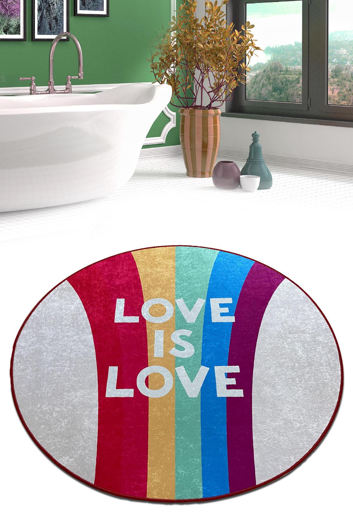 L'essentiel Maison prostirka za kupatilo 80cm Šarene