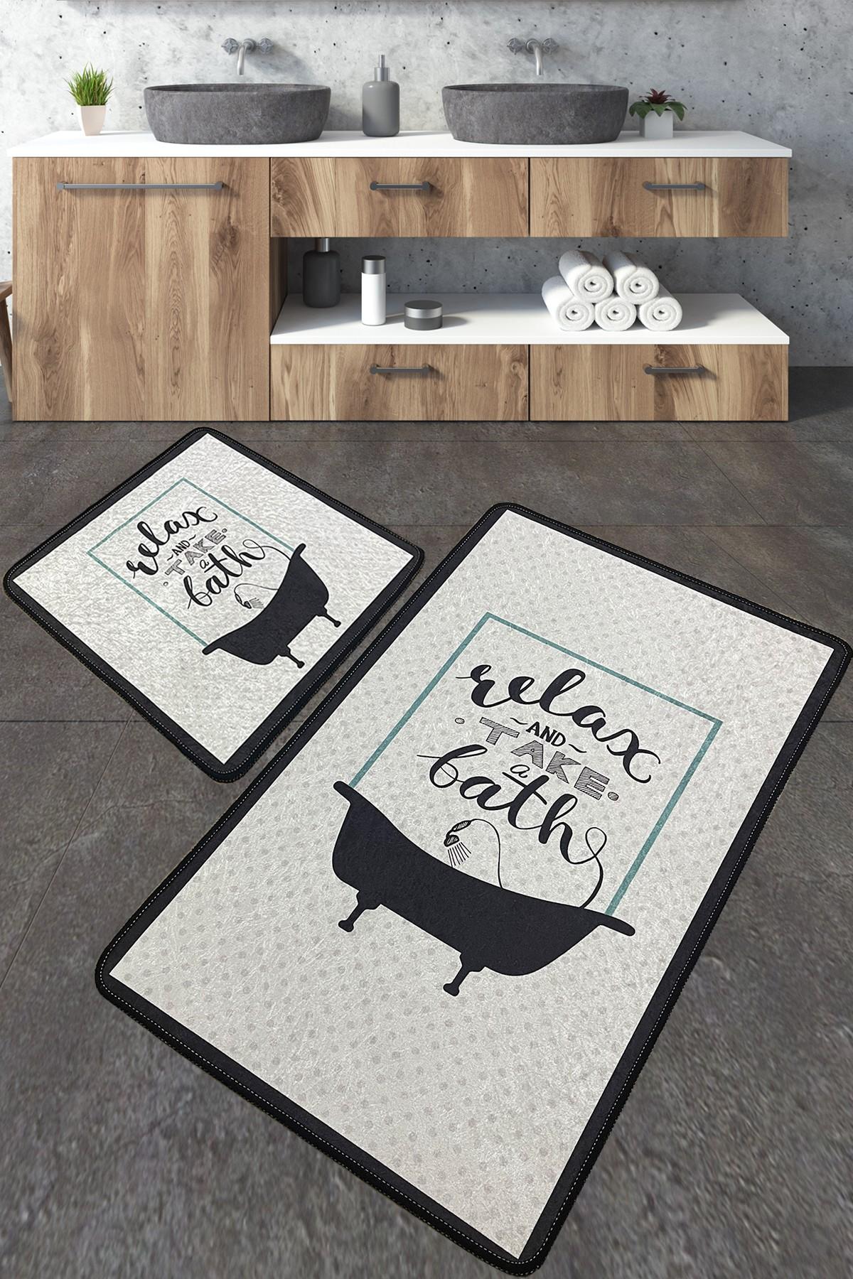 L'essentiel Maison Set od 2 kupaonska tepiha Šarene