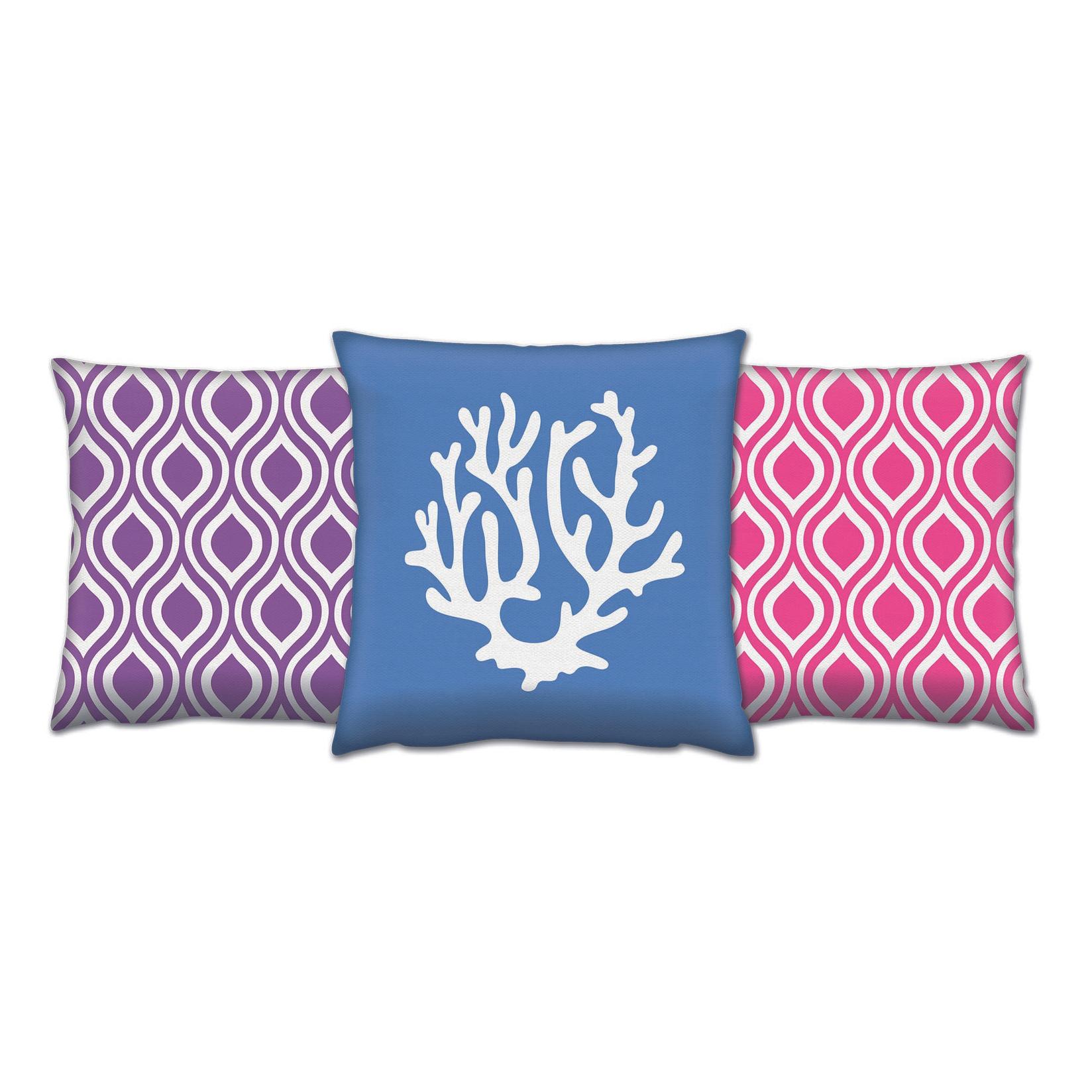 Aberto Design Set od 3 jastuka 43x43cm Šareni