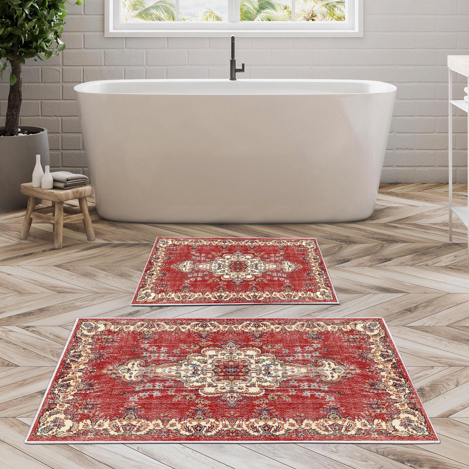 L'essentiel Maison Set od 2 kupaonska tepiha Šarene