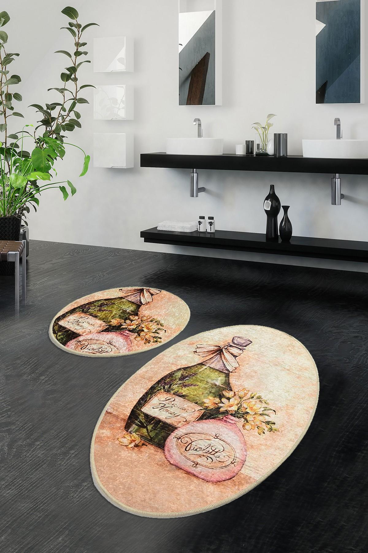 L'essentiel Maison Set od 2 kupaonska tepiha Šarene