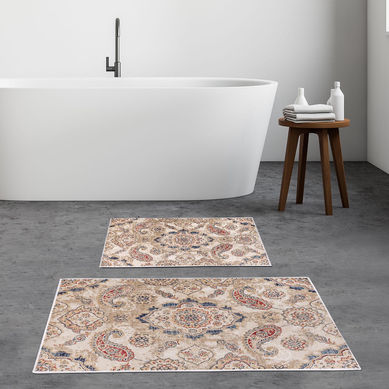 L'essentiel Maison Set od 2 kupaonska tepiha Šarene