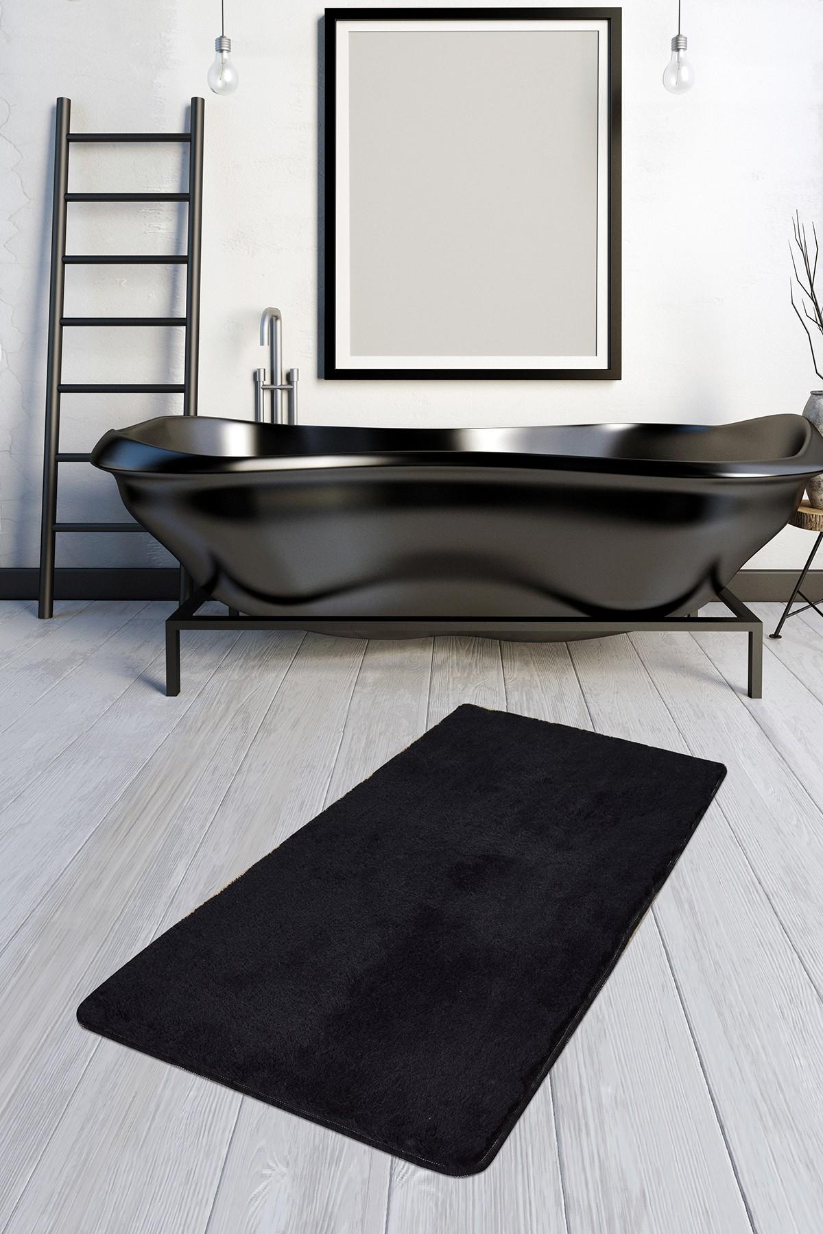 L'essentiel Maison tepih za kupatilo 80x140cm Crna