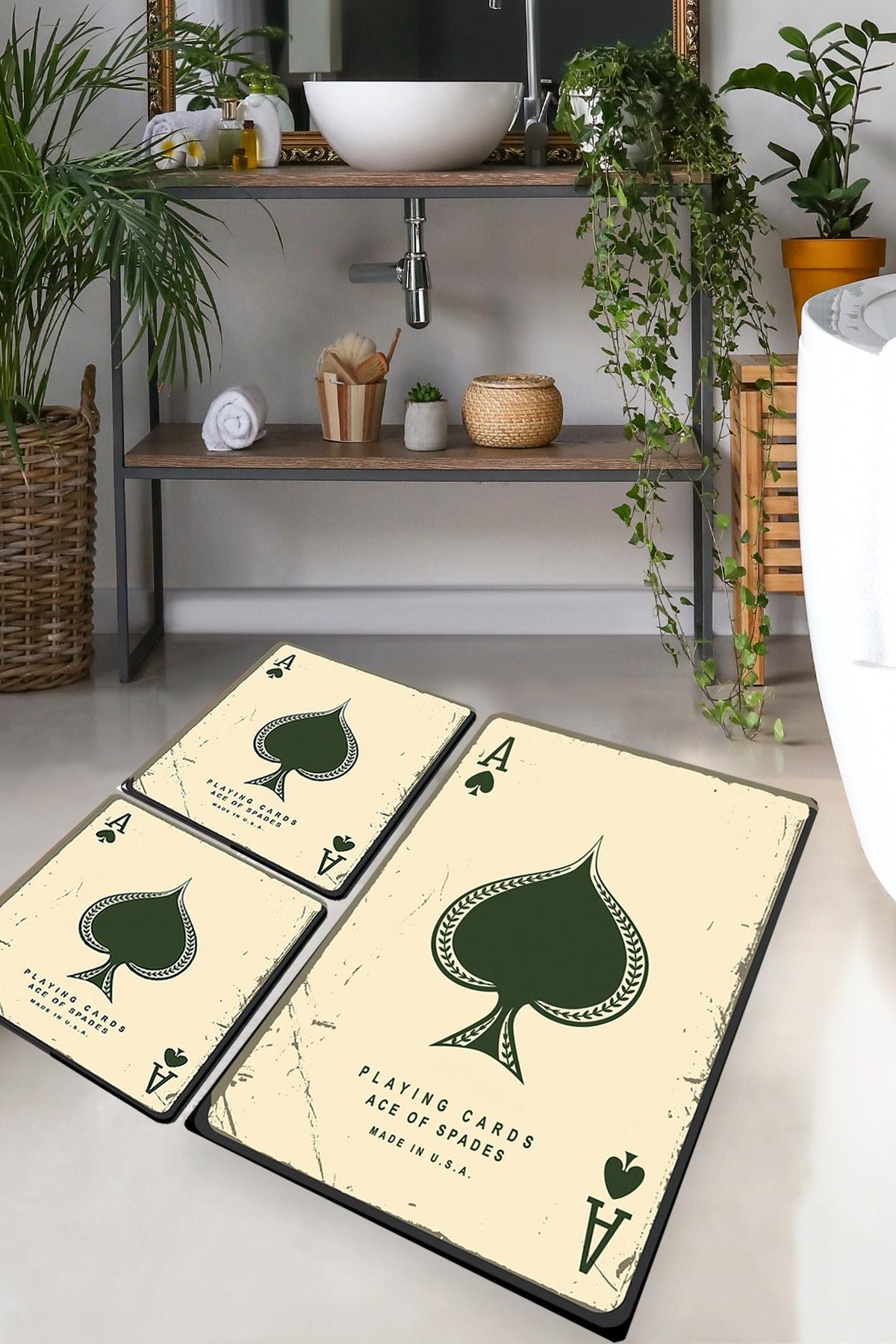 L'essentiel Maison Set od 3 kupaonska tepiha Colorful