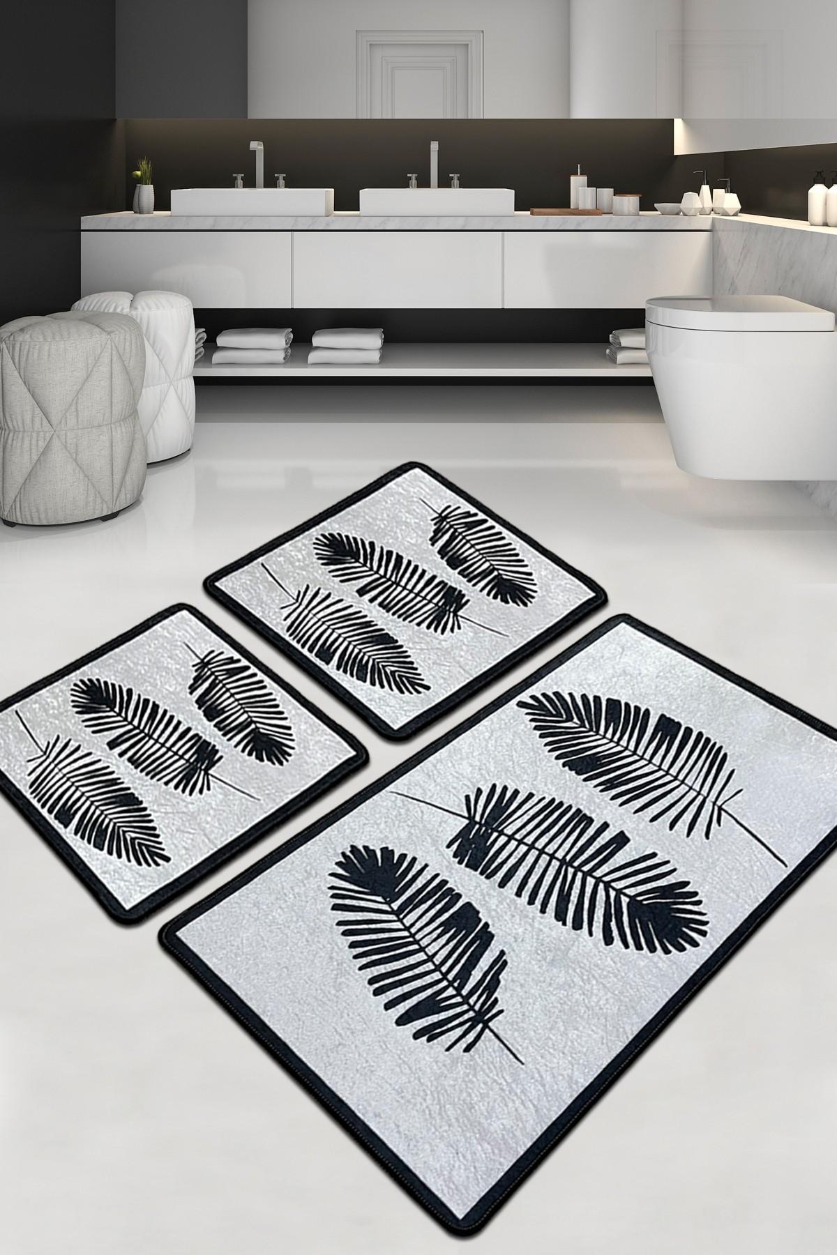 L'essentiel Maison Set od 3 kupaonska tepiha Colorful