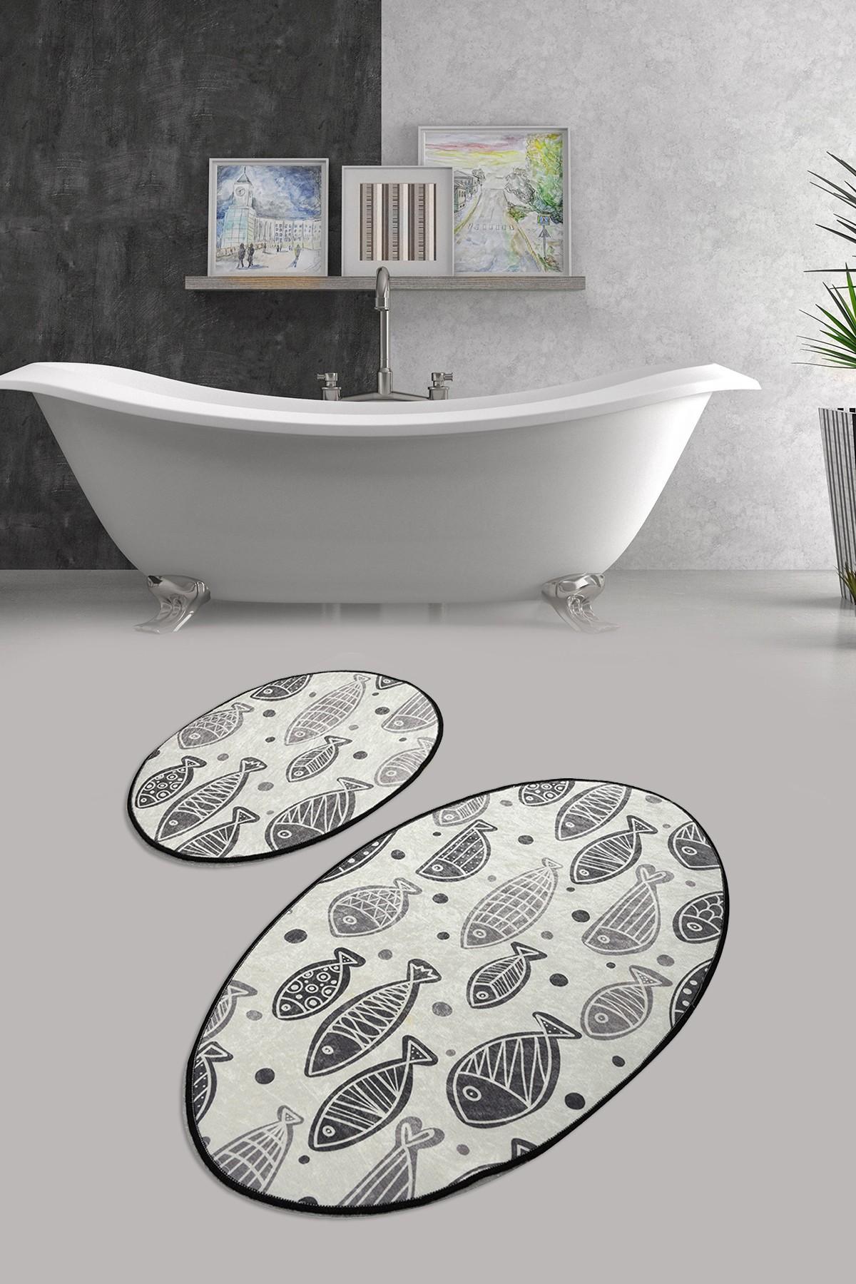 L'essentiel Maison Set od 2 kupaonska tepiha Šarene