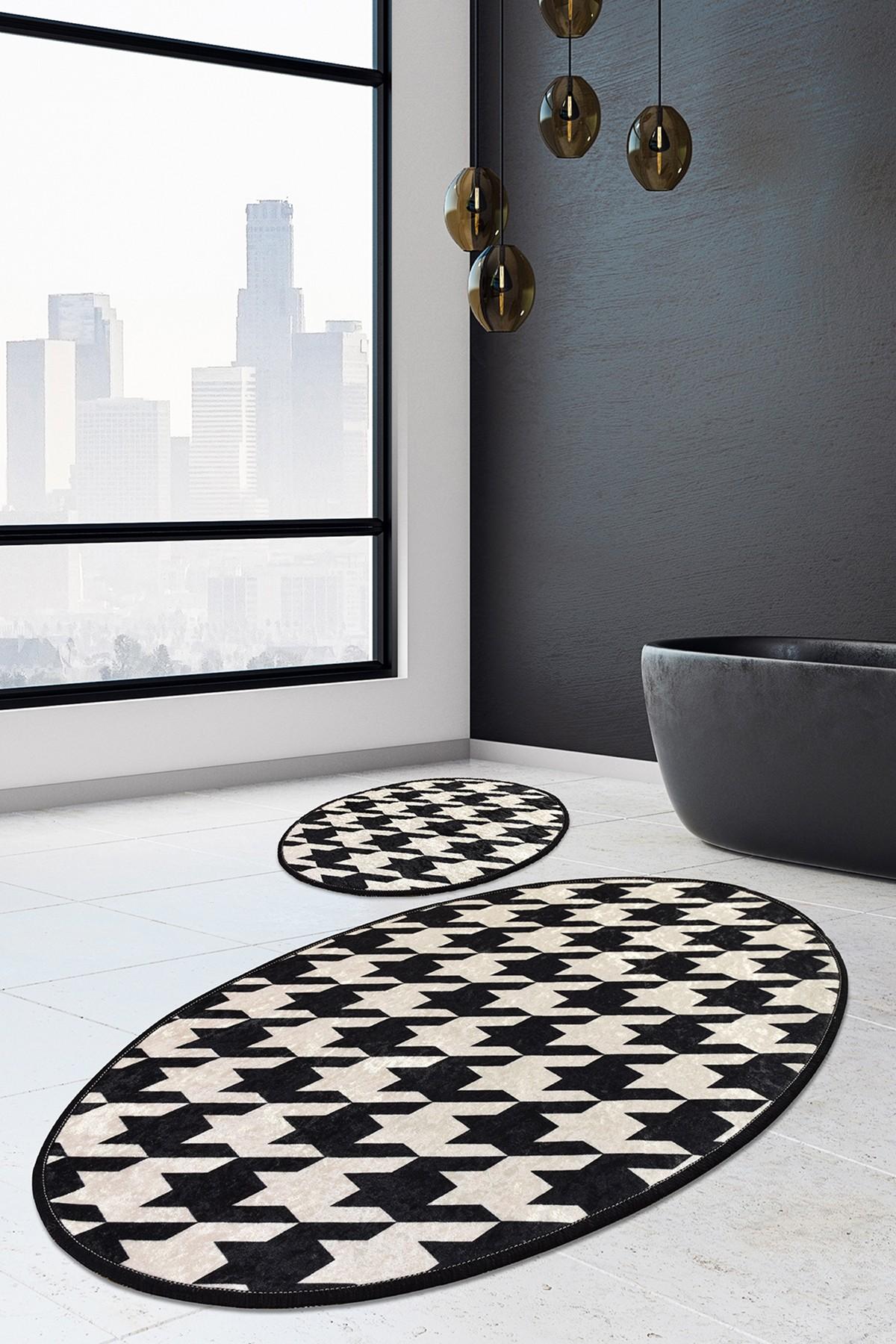 L'essentiel Maison Set od 2 kupaonska tepiha Šarene