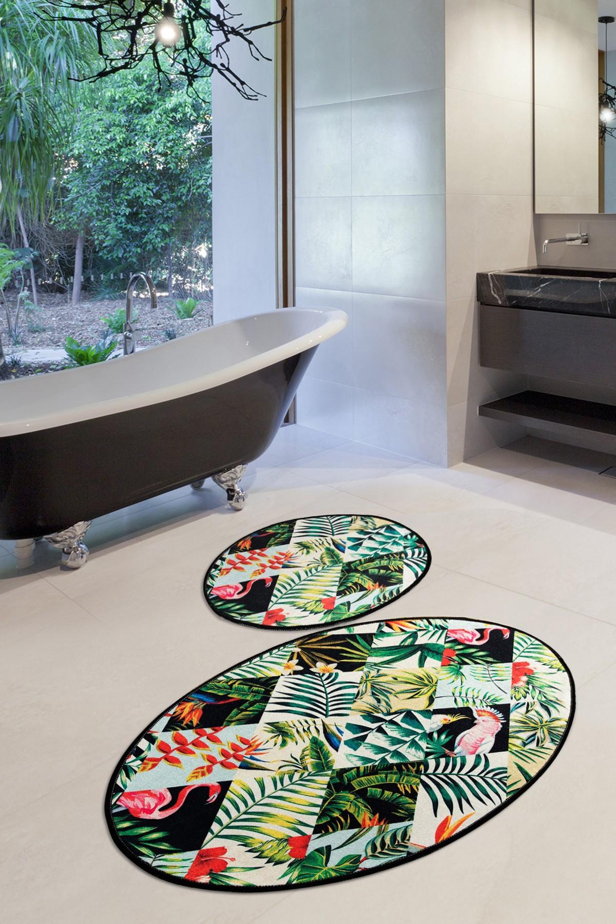 L'essentiel Maison Set od 2 kupaonska tepiha Šarene