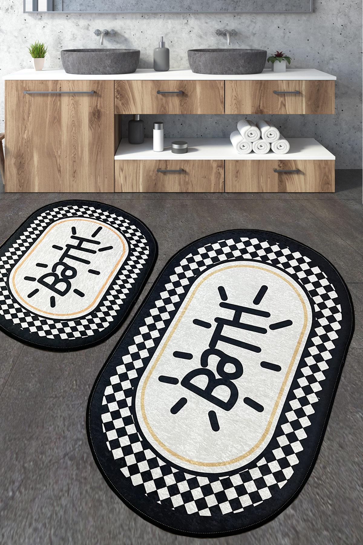 L'essentiel Maison Set od 2 kupaonska tepiha Šarene