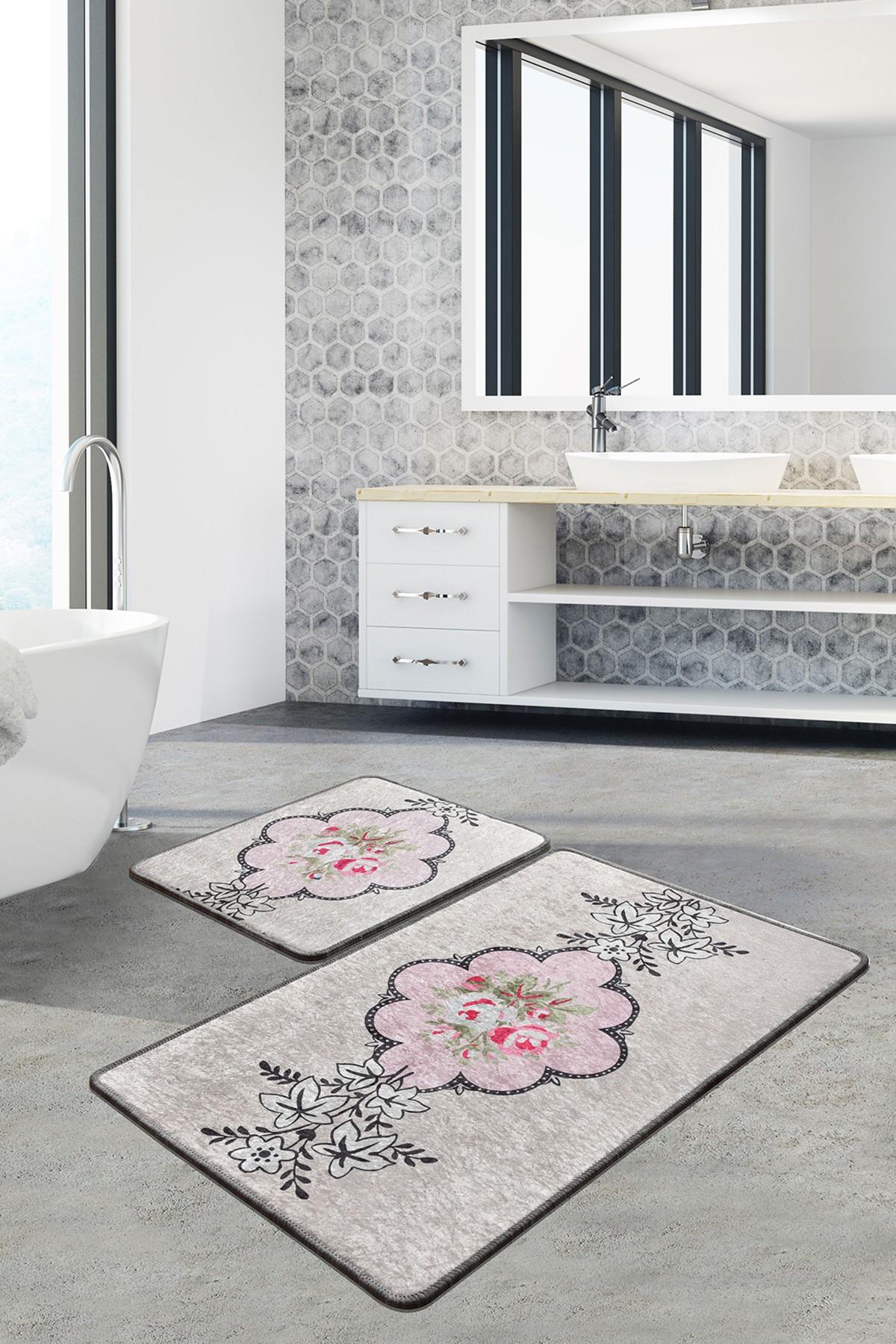 L'essentiel Maison Set od 2 kupaonska tepiha Šarene