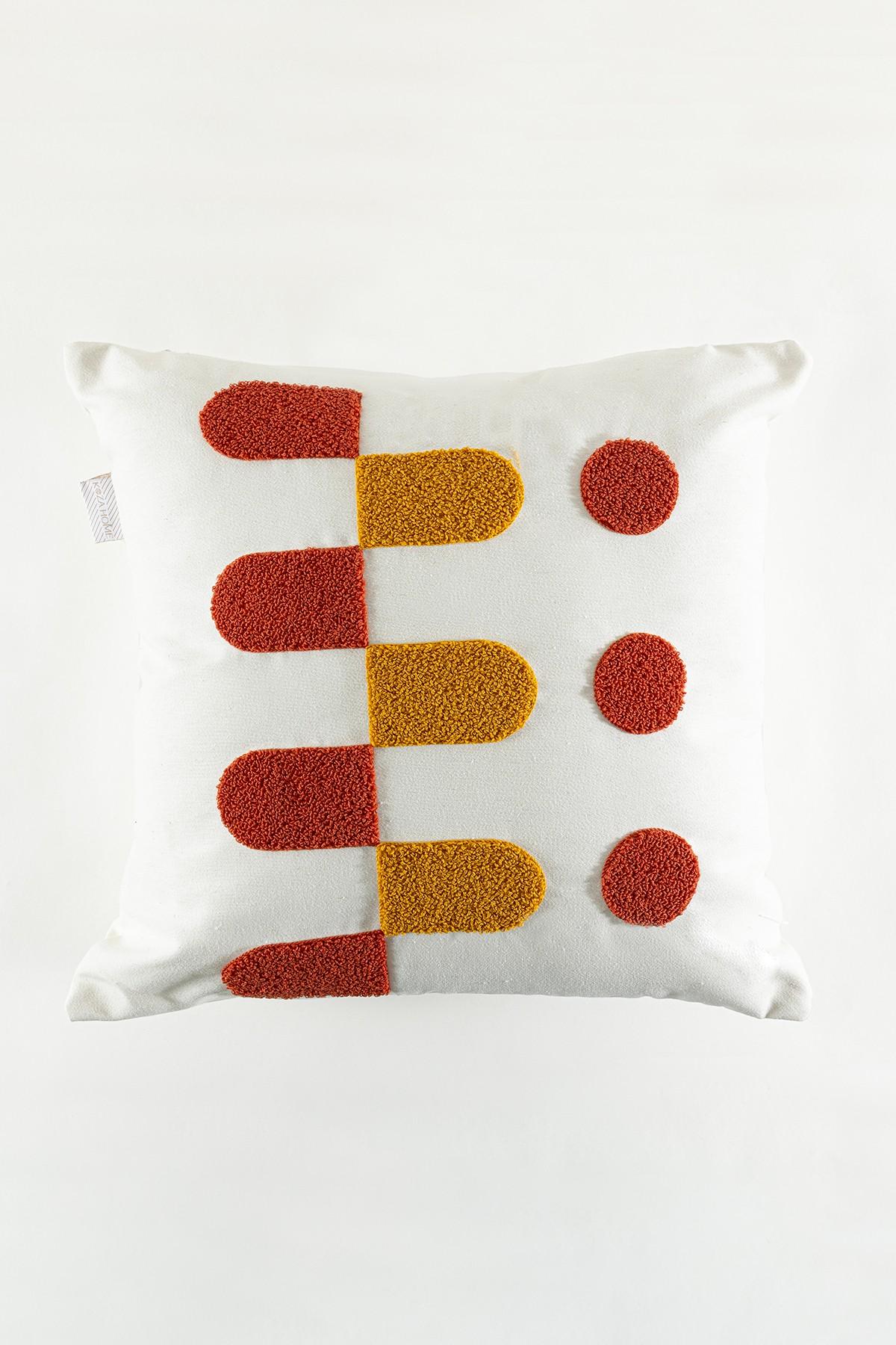 Aberto Design jastuk 43x43cm kaki-bronza