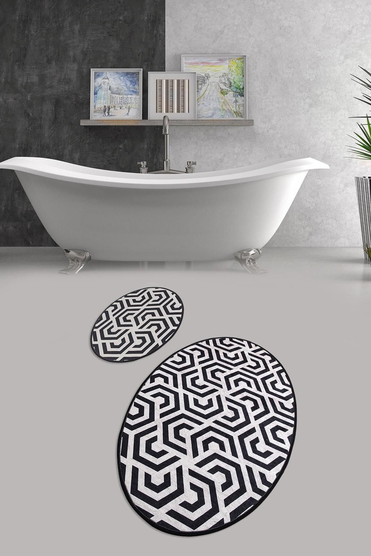 L'essentiel Maison Set od 2 kupaonska tepiha Šarene