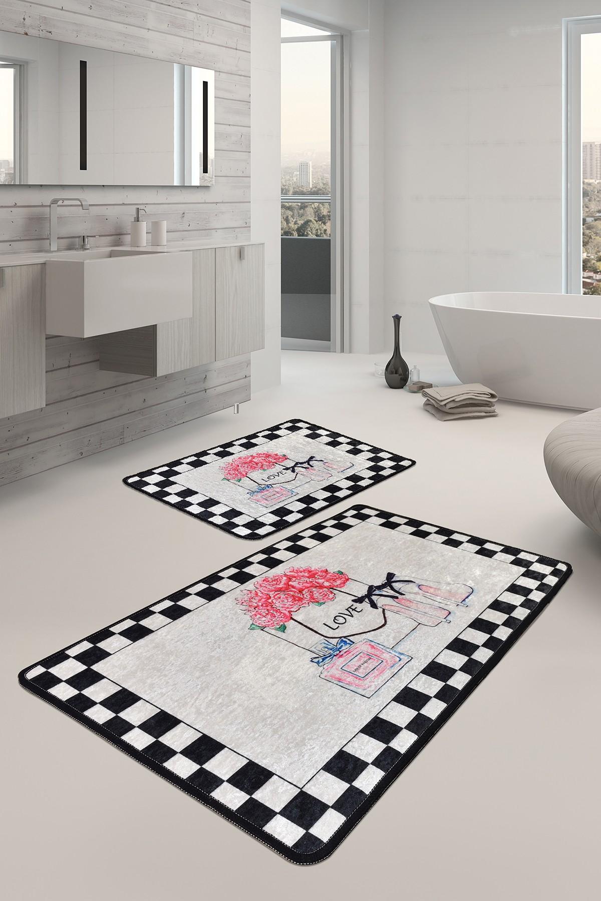 L'essentiel Maison Set od 2 kupaonska tepiha Šarene