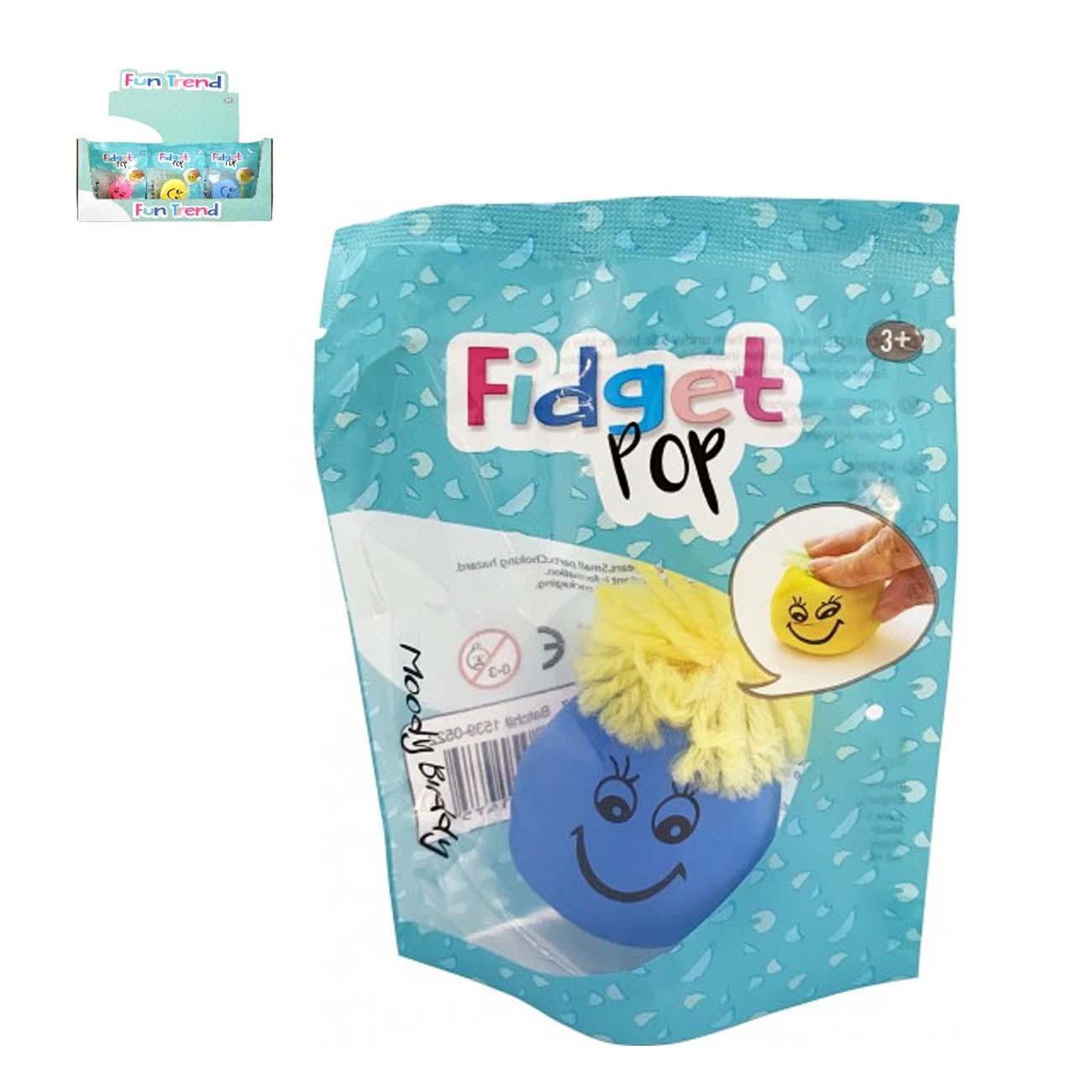 DENIS Antistres lopta, Fidget Pop Moody, plava