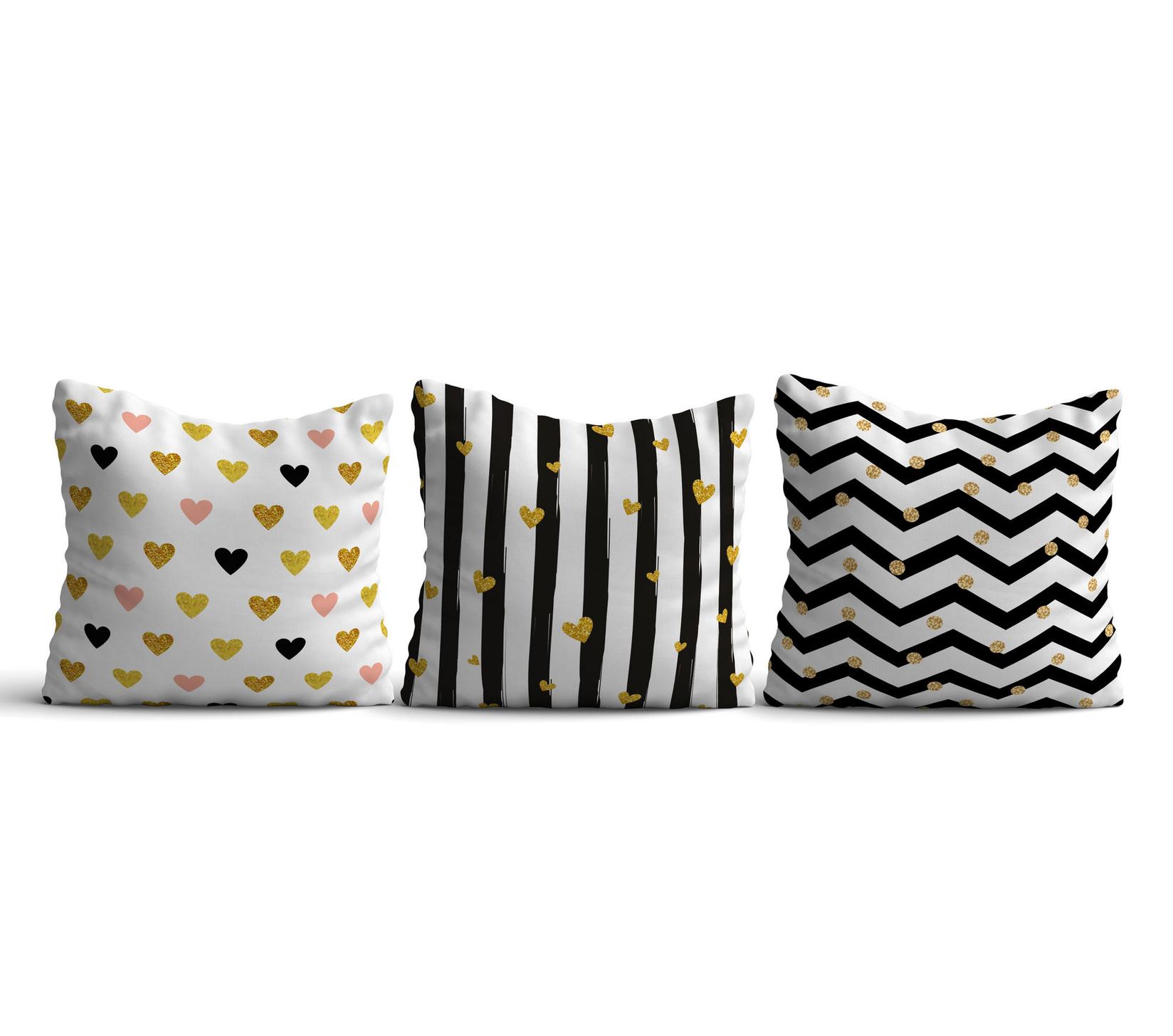 Aberto Design Set od 3 jastuka 43x43cm Šareni