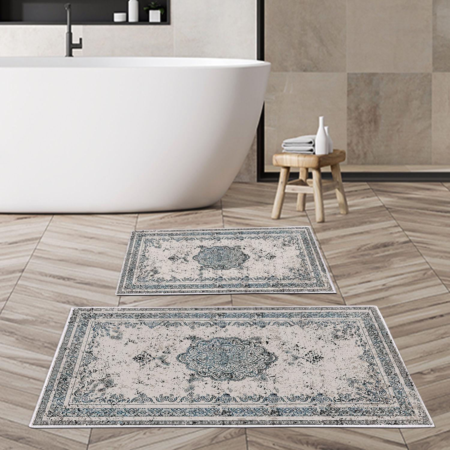 L'essentiel Maison Set od 2 kupaonska tepiha Šarene