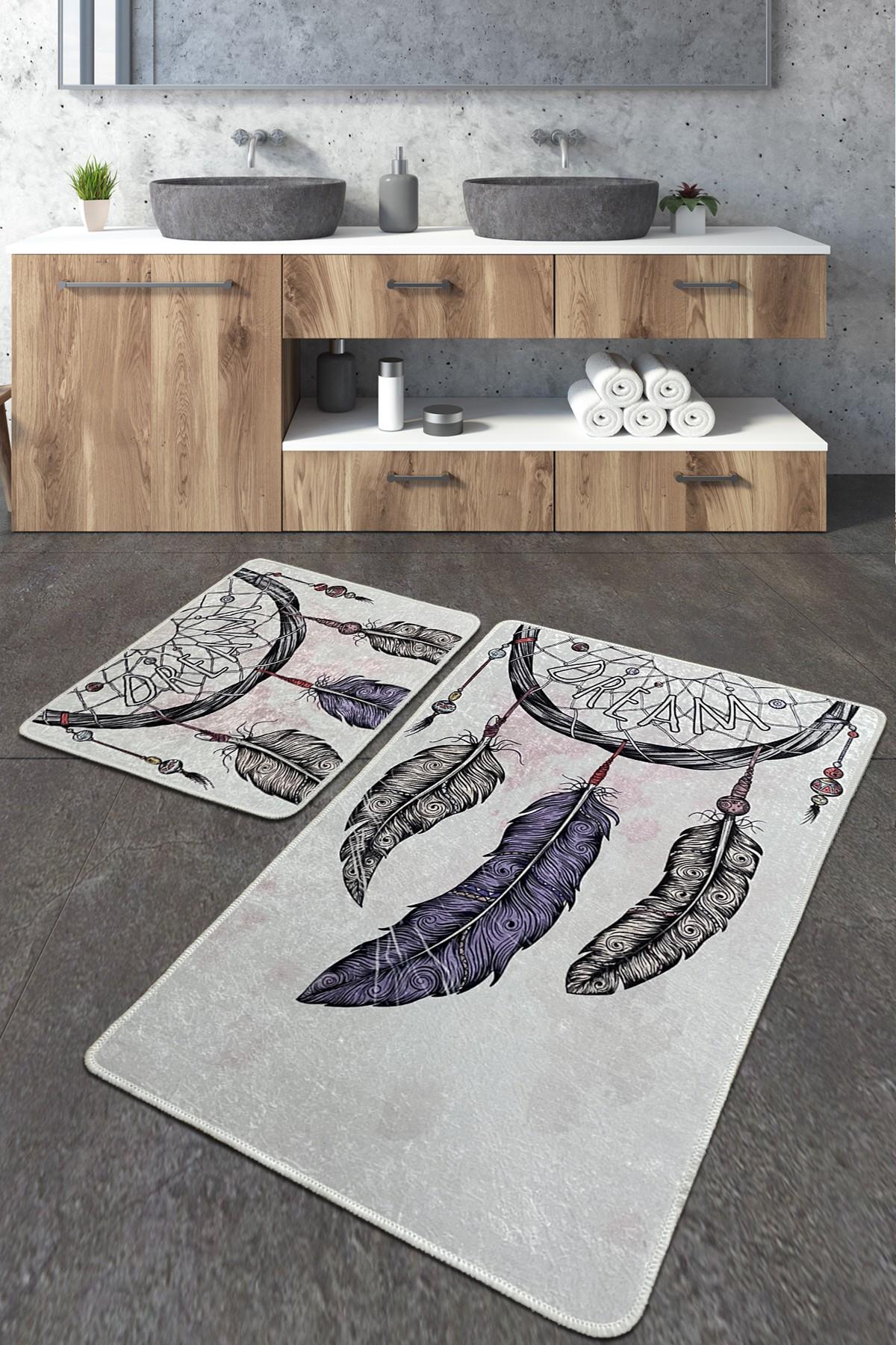 L'essentiel Maison Set od 2 kupaonska tepiha Šarene