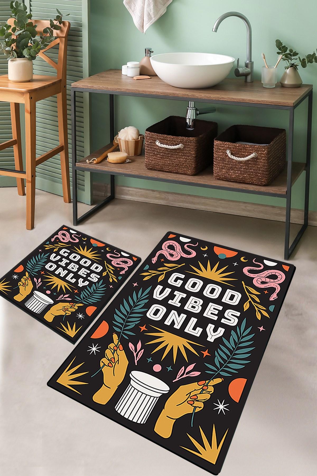 L'essentiel Maison Set od 2 kupaonska tepiha Šarene