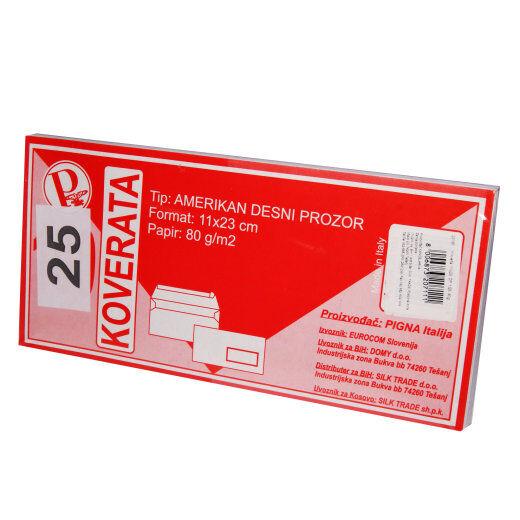 Optima Set koverata, 11x23cm, 80g, 25 komada