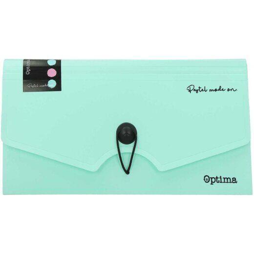 Optima Fascikla za račune, B6/6, Svijetloplava