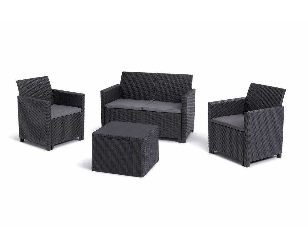 Keter Vrtna garnitura Marie, Tamnosiva