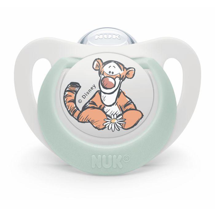 NUK Duda Star sa kutijicom Winnie the Pooh - 0-6 mjeseca, Bijela