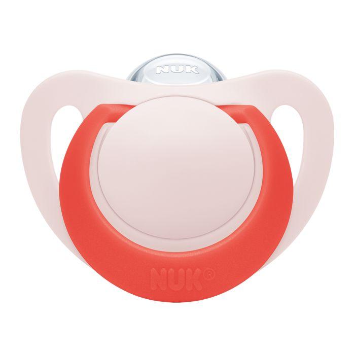 NUK Duda Star sa kutijicom  - 6-18 mjeseca, Roze