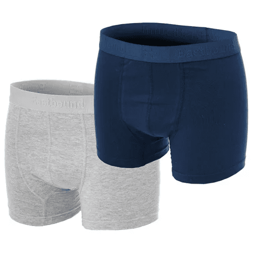 EASTBOUND muške Freedom bokserice, 2 pakovanja, mornarsko-sive