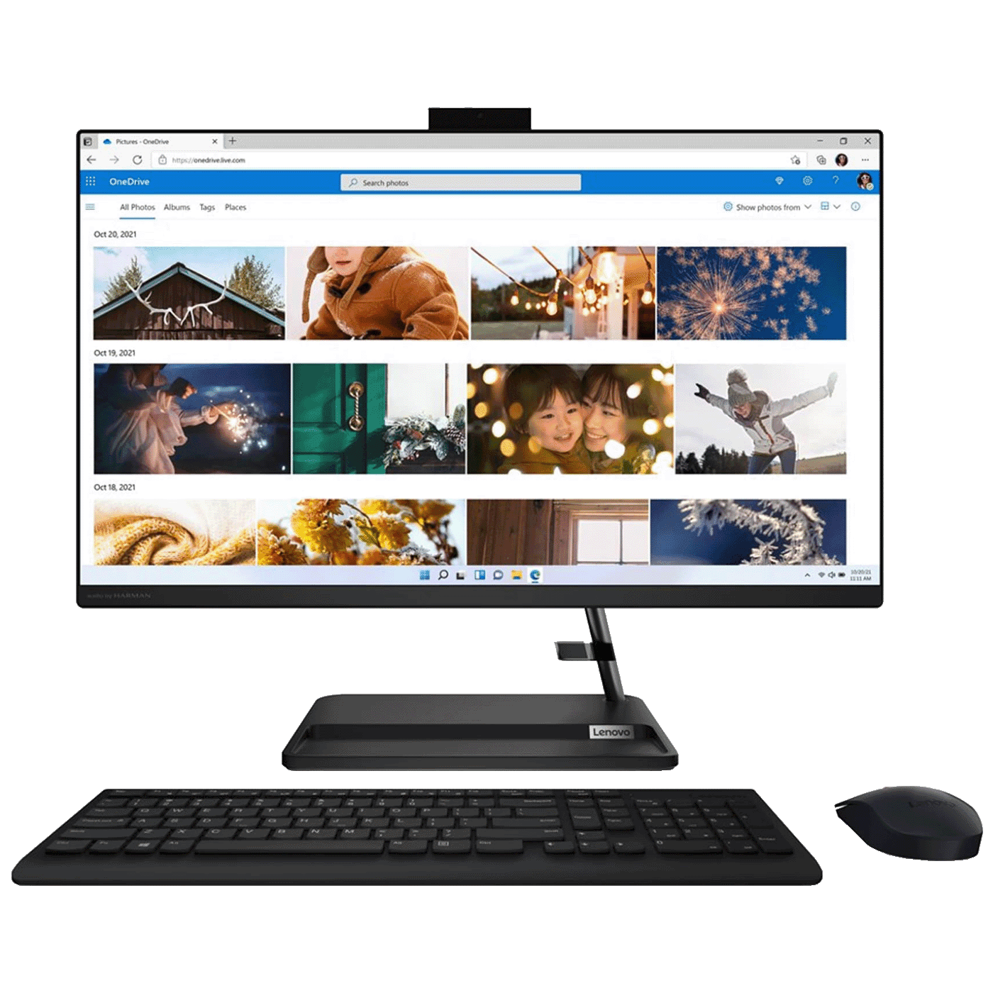 Lenovo Desktop AiO, Intel i3-1215U, 8GB DDR4, SSD 512GB, 27"